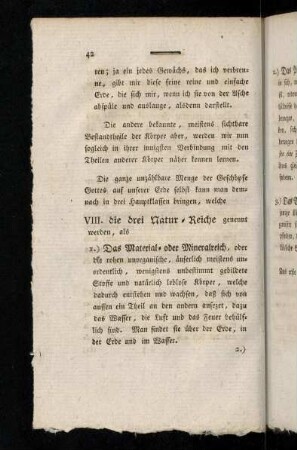 42-260, VIII. die drei Natur-Reiche genennt werden, ...