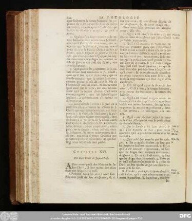 Chapitre XVI. Des deux Etats de Jesus-Christ.