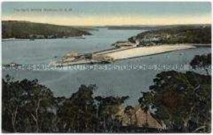 Die Halbinsel Spit am Middle Harbour von Sydney