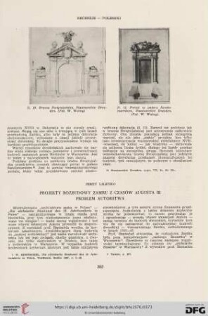 Projekty rozbudowy Zamku z czasów Augusta III problem autorstwa