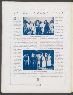 En el indoor golf