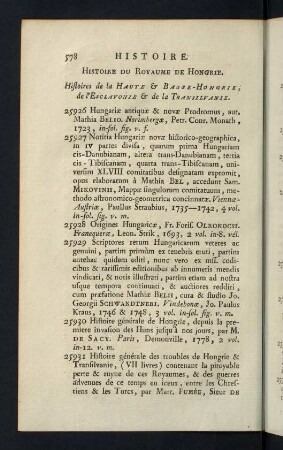 578-582, Histoire du Royaume de Hongrie