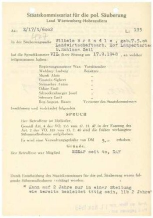 Brändle, Wilhelm