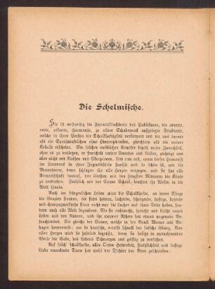 Die Schelmische.