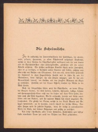 Die Schelmische.