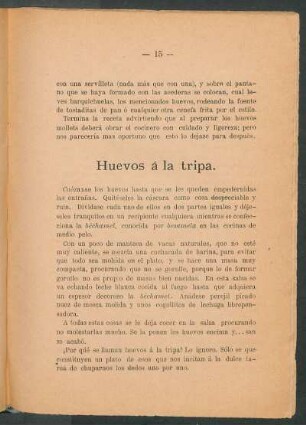 Huevos á la tripa