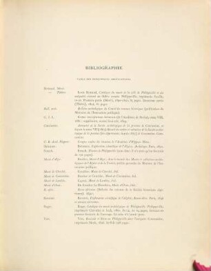 Musées et Collections archéologiques de l'Algérie et de la Tunisie, [VI]. Musée de Philippeville