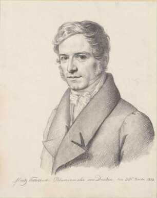 Bildnis Tettelbach, Moritz (1794-1870), Maler