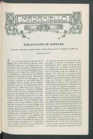 Masaniello: Sublevación de Napolés