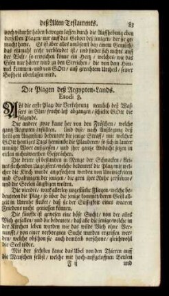 Die Plagen deß Aegypten-Lands. Exodi 8.