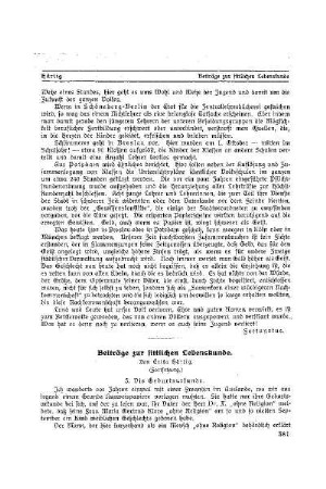 Beiträge zur sittlichen Lebenskunde : (Fortsetzung)