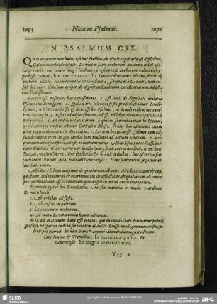 In Psalmum CXX.[i.e. CXIX.] Psalmus CXX.[i.e. CXIX.]