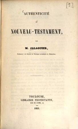 Authenticité du Nouveau-Testament
