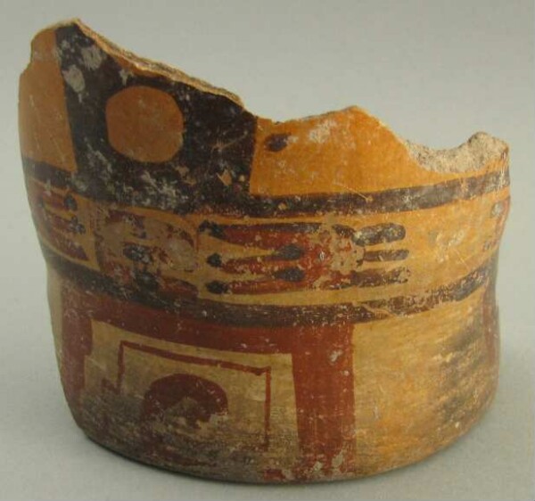 Fragment of a clay vessel