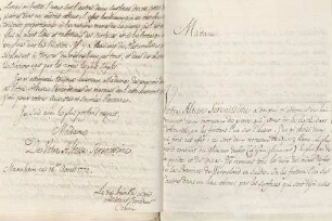 Cosimo Alessandro Collini an Karoline Luise von Baden (Mannheim)