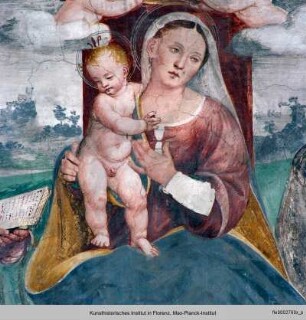 Madonna mit zwei Heiligen
