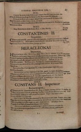 Constantinus III. Imperator.
