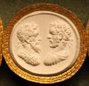 Profilbildnisse des Clodius Albinus und Septimus Severus (Daktyliothek, Zweites Historisches Tausend)