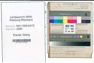 Entnazifizierung Georg Krause , geb. 13.04.1907 (Bahnbeamter)
