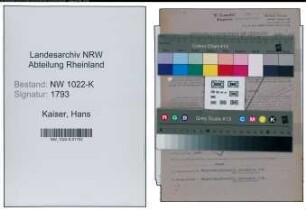 Entnazifizierung Hans Kaiser , geb. 06.08.1893 (Kaufmann)