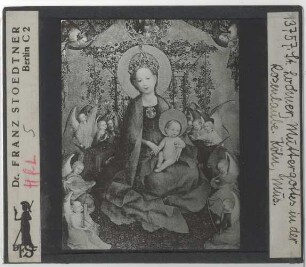 Lochner, Madonna im Rosenhag (Köln WRM 0067)