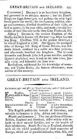 Great-Britain and Ireland