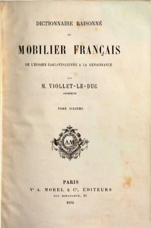 Dictionnaire raisonné du mobilier français de l'époque Carlovingienne à la Renaissance, 6. Armes de guerre offensives et défensives (suite)