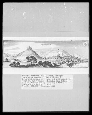 Topographia Hassiae — Ansicht von Spangenberg
