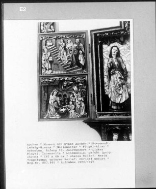 Marienaltar — Altar bei geöffneten Flügeln — Linker Flügel, Innenseite