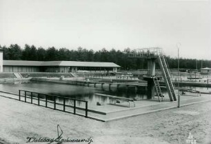 Badeanlage bei Zschornewitz, Deutschland, 1936