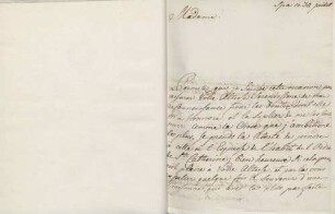 Ekaterina Daschkowa an Karoline Luise von Baden (Spa)