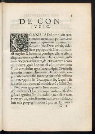 De Coniugio.