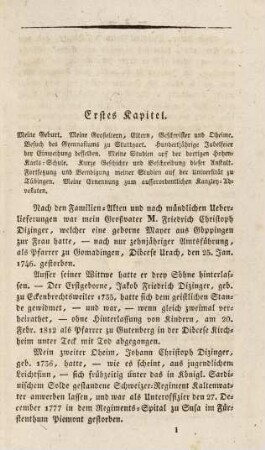 1-13, Erstes Kapitel