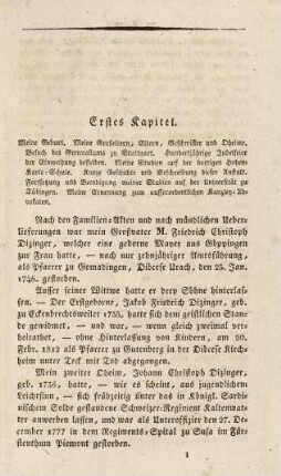 1-13, Erstes Kapitel
