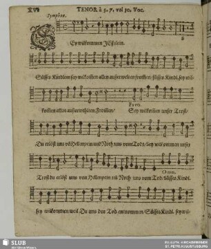 XVI. Sei willkommen Jesulein