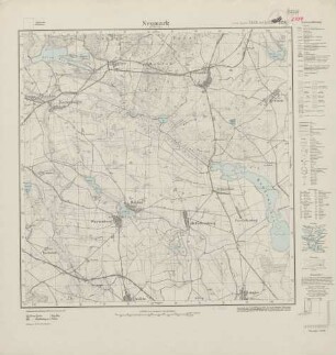 2754 (alte Nr.: 1326) Neumark in Pommern, Meßtischblatt (4cm - Karte)