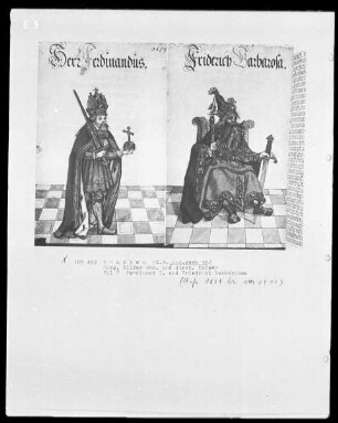 Bilder der römischen und deutschen Kaiser — Friedrich Barbarossa