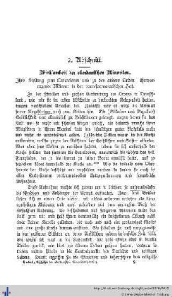 2. Abschnitt. Wirksamkeit der oberdeutschen Minoriten.