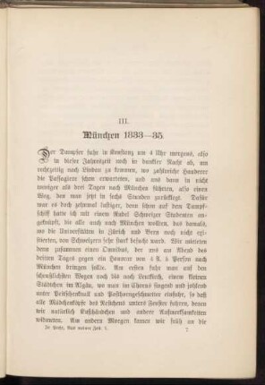 III. München 1833-35.