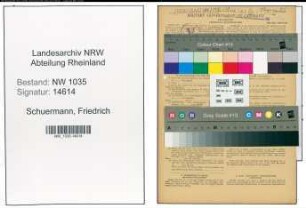 Entnazifizierung Friedrich Schuermann , geb. 11.04.1911 (Elektromeister)