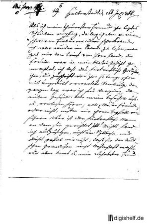 5: Brief von Johann Wilhelm Ludwig Gleim an Johann Nikolaus Götz