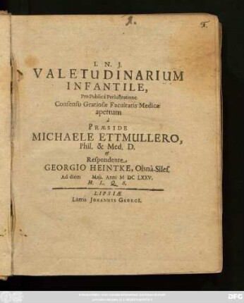 Valetudinarium Infantile