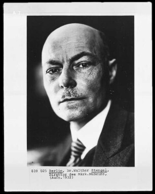 Berlin, Dr. Walther Stengel, Direktor des Märkischen Museums