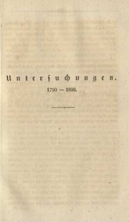 Untersuchungen