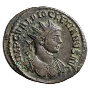 Münze, Antoninian, 292 n. Chr.