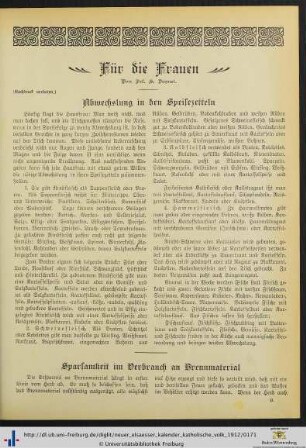 Für die Frauen.