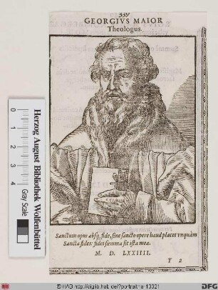 Bildnis Georg Major (eig. Maier)