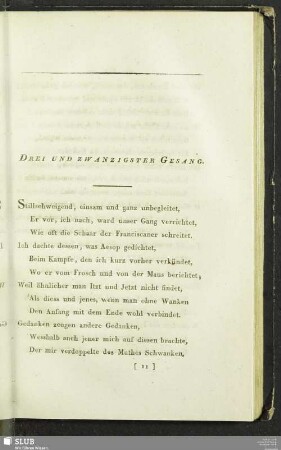 Drei Und Zwanzigster Gesang