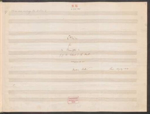 Etudes; pf; d-Moll