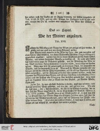 Das 20. Capitel: Wie der Minirer anzusetzen